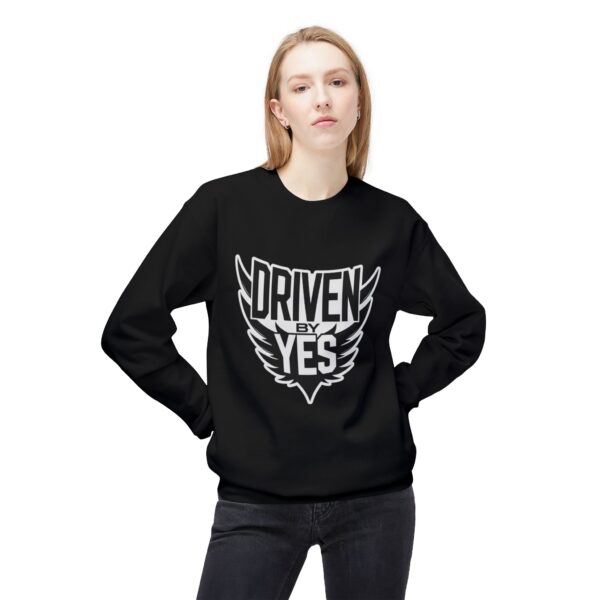 3253376914863927545_2048.jpeg T-shirt DRIVEN BY YES – T-shirt Sport & Streetwear Motivation Premium - Driven By Yes Crewneck Sweatshirt — Motivational Graphic Pullover