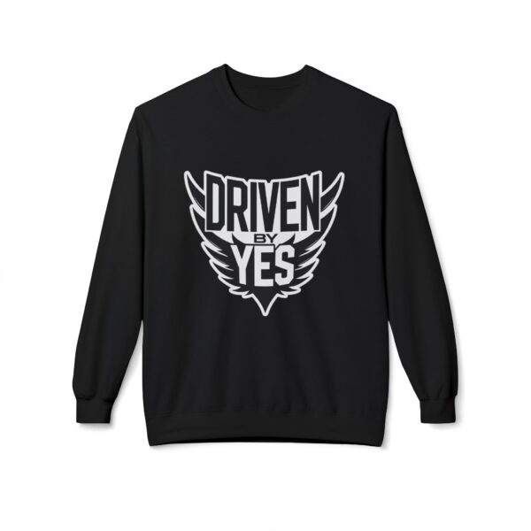 8869017495043772866_2048.jpeg T-shirt DRIVEN BY YES – T-shirt Sport & Streetwear Motivation Premium - Driven By Yes Crewneck Sweatshirt — Motivational Graphic Pullover