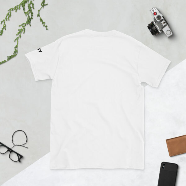 unisex-basic-softstyle-t-shirt-white-back-696f5872f4181.jpg T-shirt Driven by YES — L’essentiel du quotidien / T-shirt Unisexe à Manches Courtes