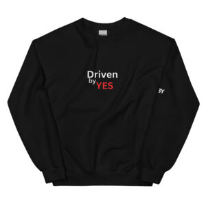 unisex-crew-neck-sweatshirt-black-front-6970099a21e5e.jpg Ce sweatshirt Driven by YES accompagne les moments de calme et de mouvement.
