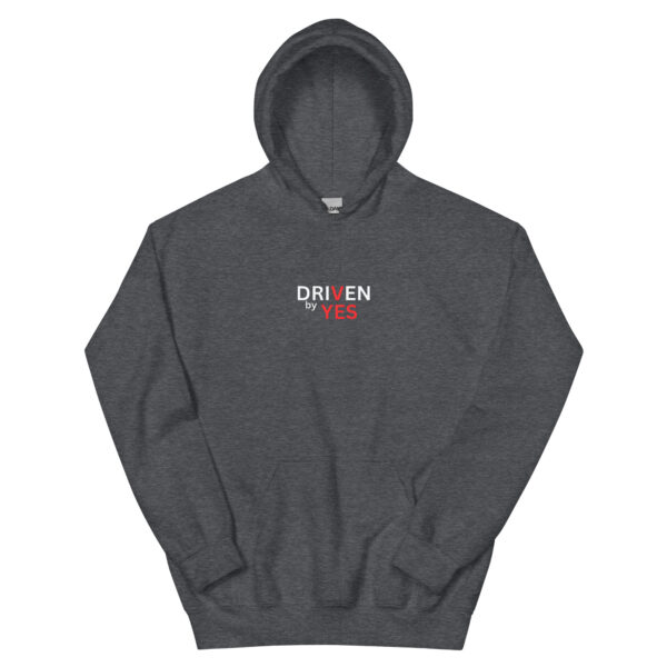 Ce hoodie Driven by YES est conçu pour celles et ceux qui avancent. - Sweat à capuche