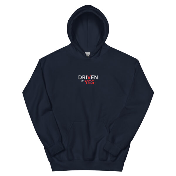 Ce hoodie Driven by YES est conçu pour celles et ceux qui avancent. - Sweat à capuche